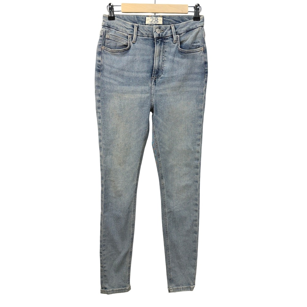 We The Free Free People Light Wash Jeans High Rise Skinny‎ Cigarette Jeans 28